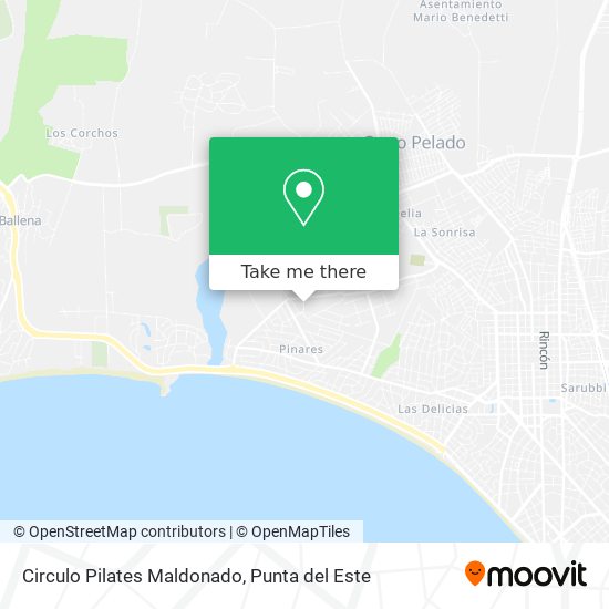 Circulo Pilates Maldonado map