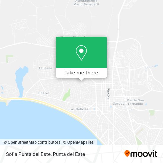Sofia Punta del Este map
