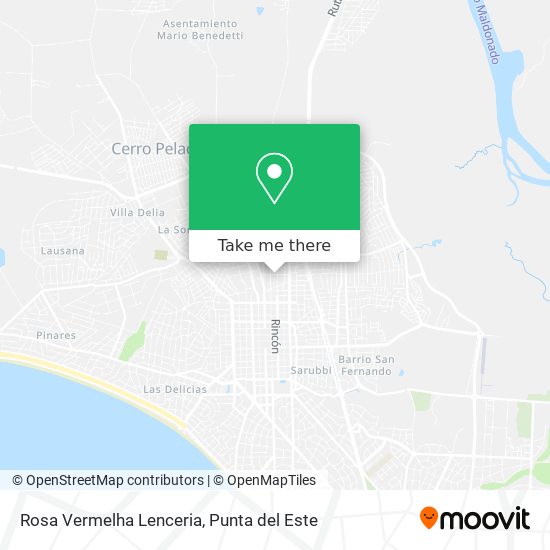 Rosa Vermelha Lenceria map
