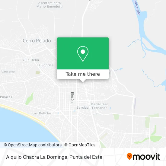 Alquilo Chacra La Dominga map