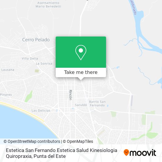 Estetica San Fernando Estetica Salud Kinesiologia Quiropraxia map