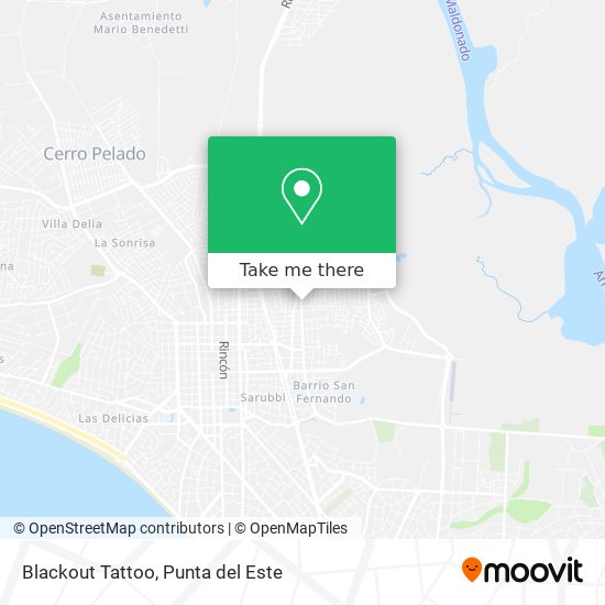 Blackout Tattoo map