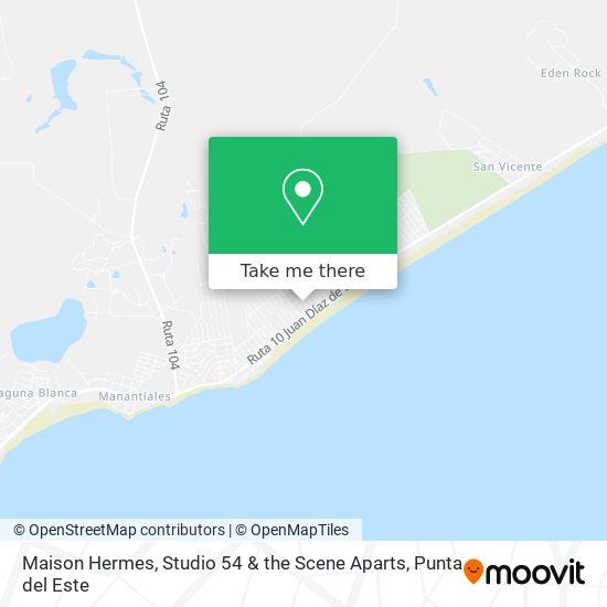 Mapa de Maison Hermes, Studio 54 & the Scene Aparts