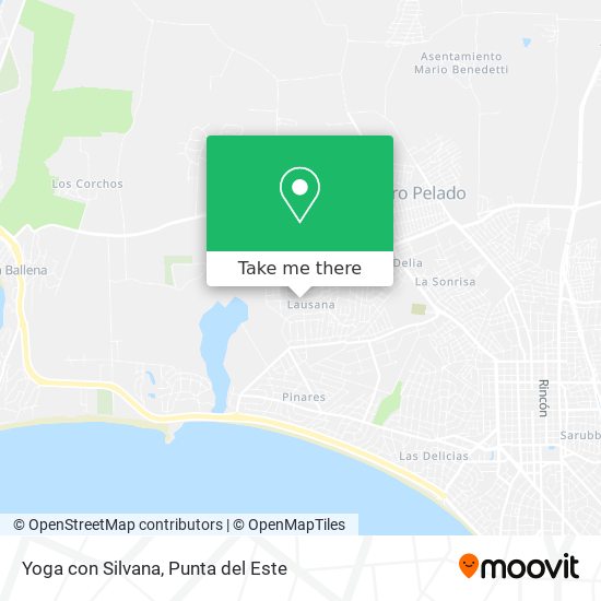 Yoga con Silvana map