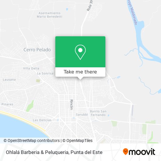 Mapa de Ohlalá Barberia & Peluqueria