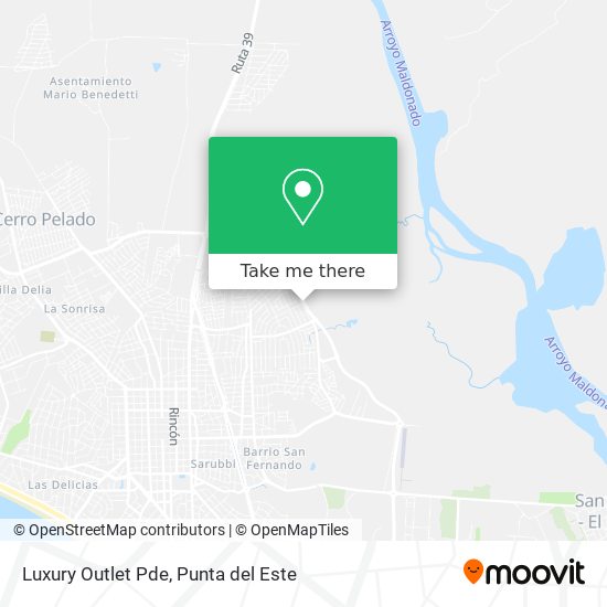 Luxury Outlet Pde map