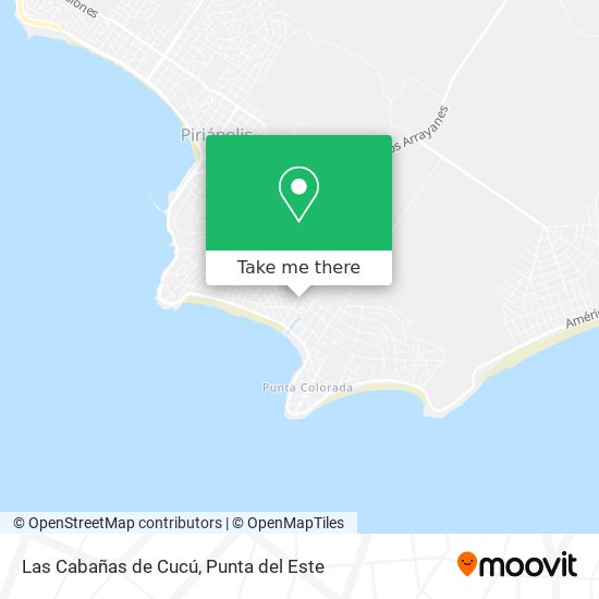 Las Cabañas de Cucú map