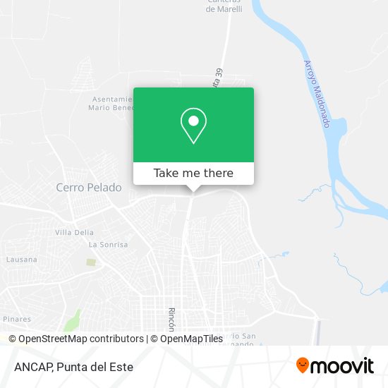 Mapa de ANCAP