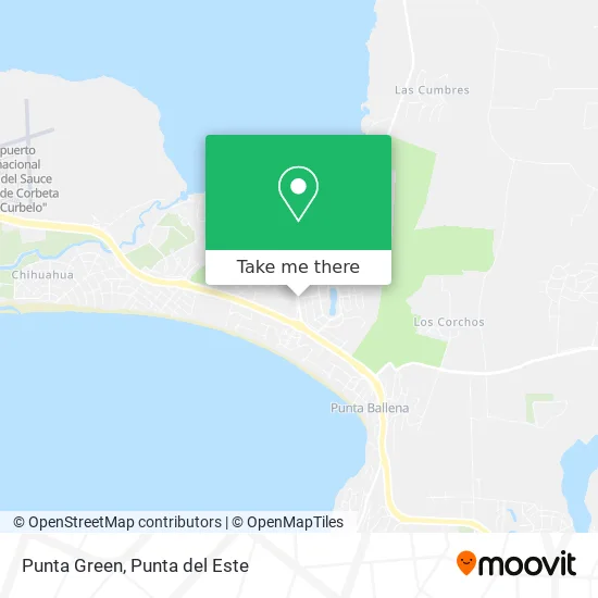 Punta Green map