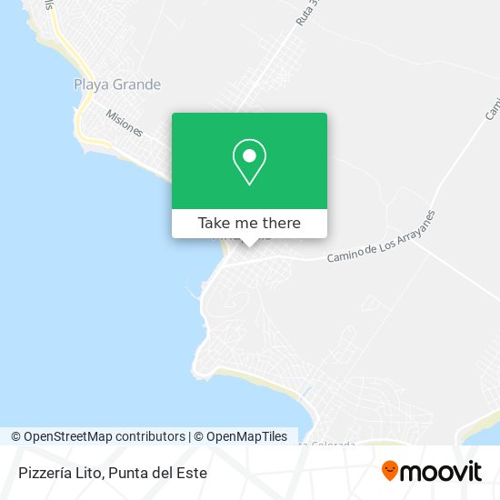 Pizzería Lito map