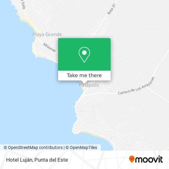 Mapa de Hotel Luján