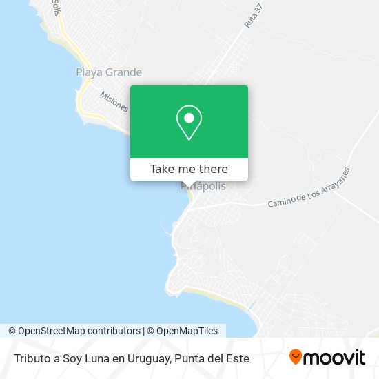 Tributo a Soy Luna en Uruguay map