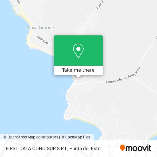 Mapa de FIRST DATA CONO SUR S R L