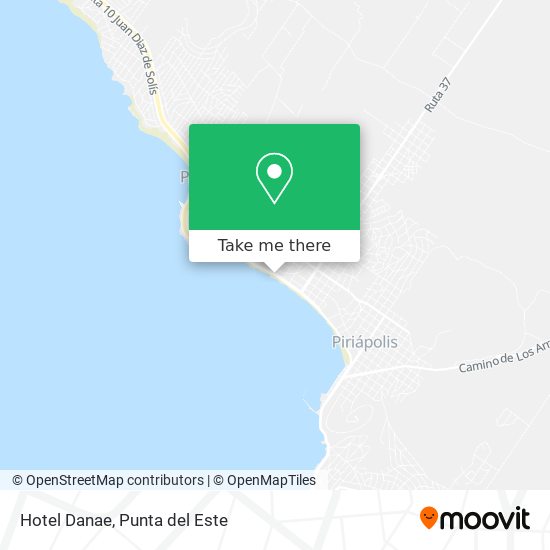 Hotel Danae map