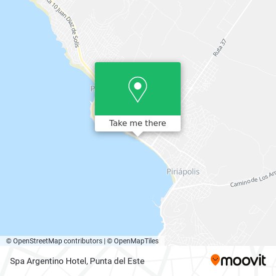 Spa Argentino Hotel map