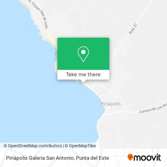 Mapa de Piriápolis Galeria San Antonio