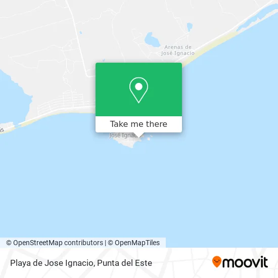 Playa de Jose Ignacio map