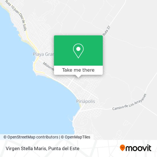 Virgen Stella Maris map