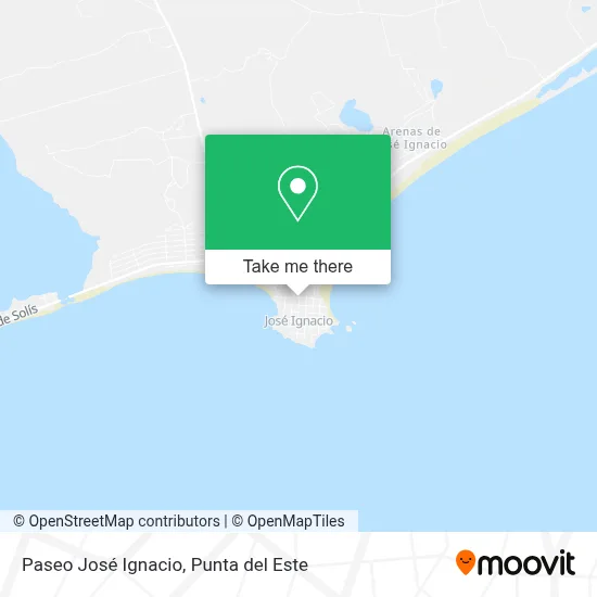 Paseo José Ignacio map
