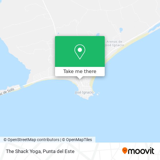 The Shack Yoga map