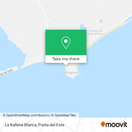 La Ballena Blanca map