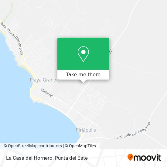 La Casa del Hornero map