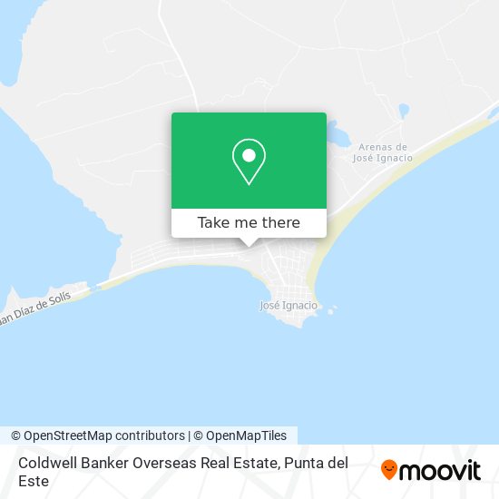 Coldwell Banker Overseas Real Estate map