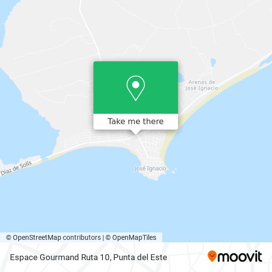 Espace Gourmand Ruta 10 map