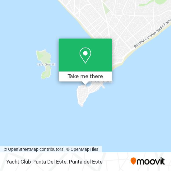 Yacht Club Punta Del Este map