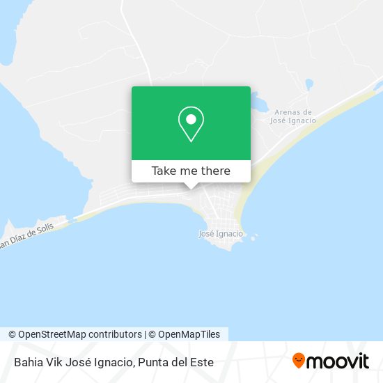 Bahia Vik José Ignacio map