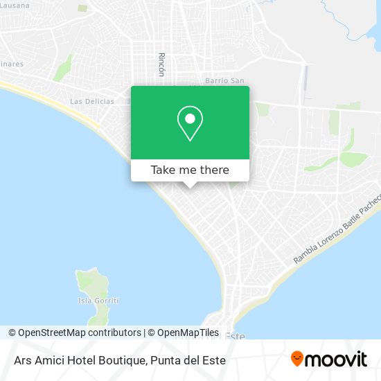 Mapa de Ars Amici Hotel Boutique