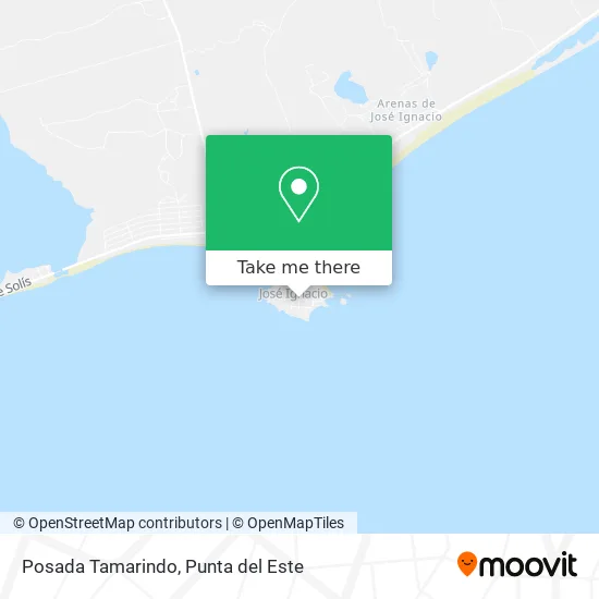 Posada Tamarindo map