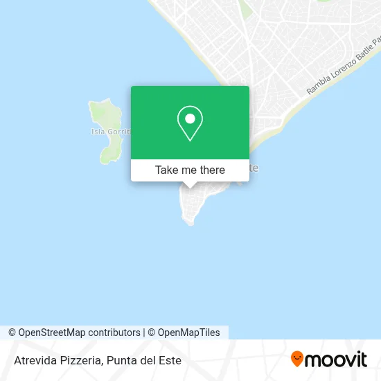 Atrevida Pizzeria map