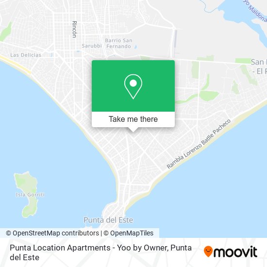 Punta Location Apartments - Yoo by Owner map