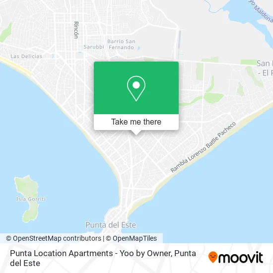 Punta Location Apartments - Yoo by Owner map