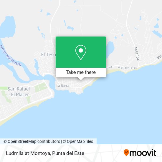 Ludmila at Montoya map