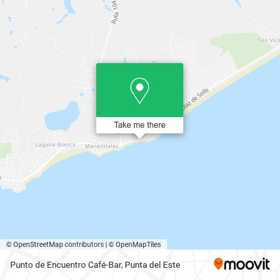 Mapa de Punto de Encuentro Café-Bar