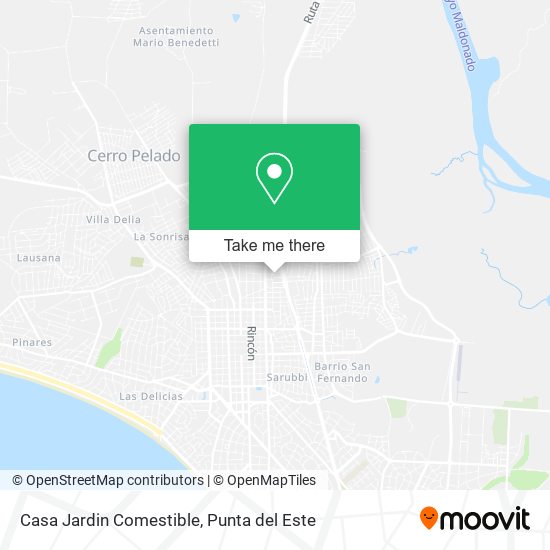 Casa Jardin Comestible map