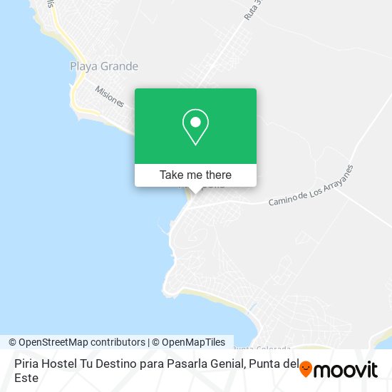 Mapa de Piria Hostel Tu Destino para Pasarla Genial