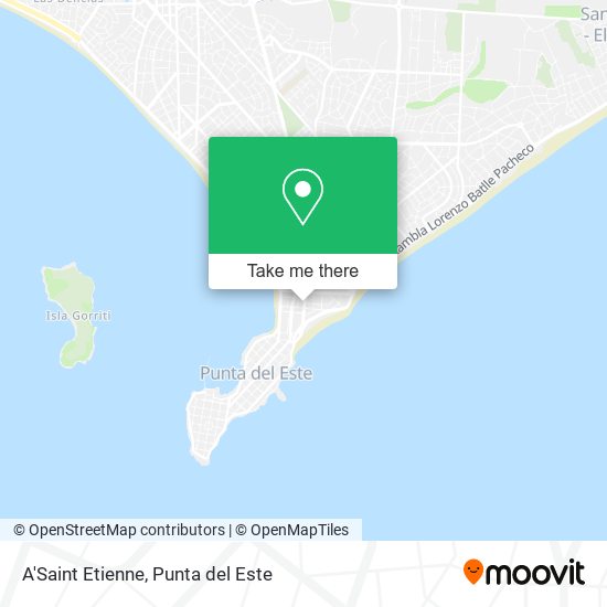 Mapa de A'Saint Etienne