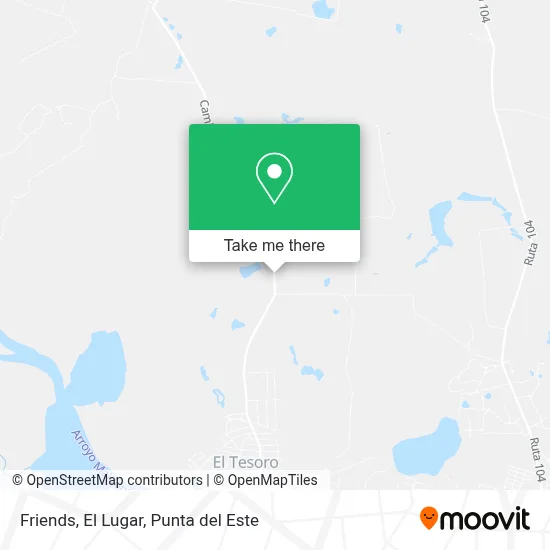 Friends, El Lugar map