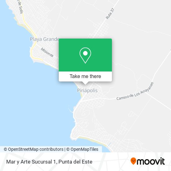Mapa de Mar y Arte Sucursal 1