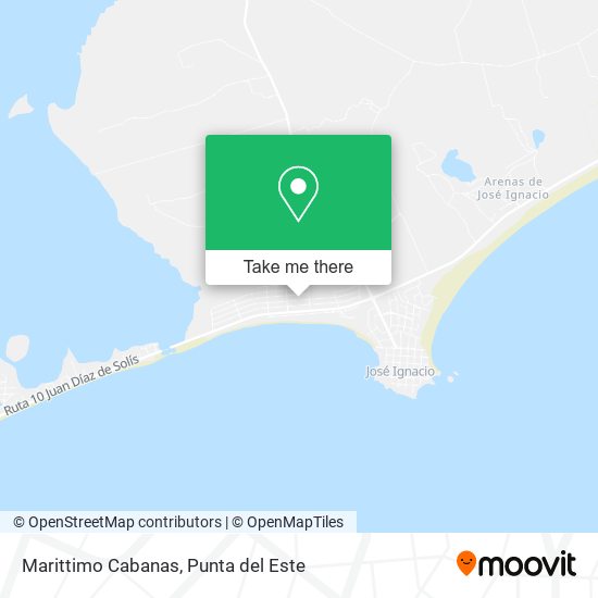 Marittimo Cabanas map