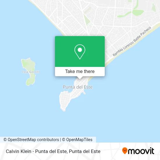 Calvin Klein - Punta del Este map