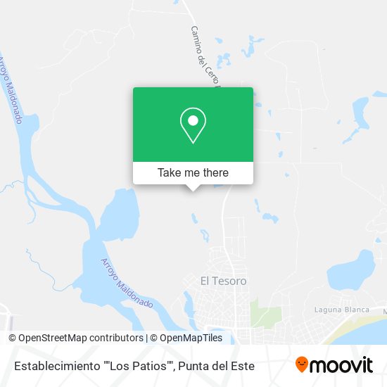 Establecimiento ""Los Patios"" map