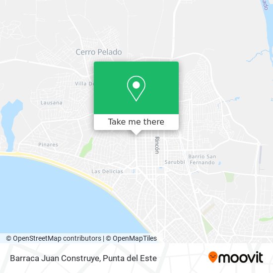 Barraca Juan Construye map