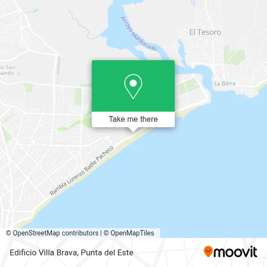 Edificio Villa Brava map