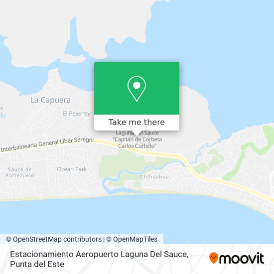 Mapa de Estacionamiento Aeropuerto Laguna Del Sauce