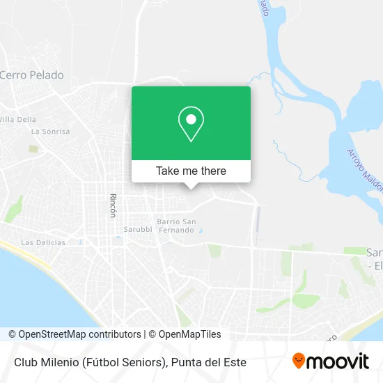 Club Milenio (Fútbol Seniors) map