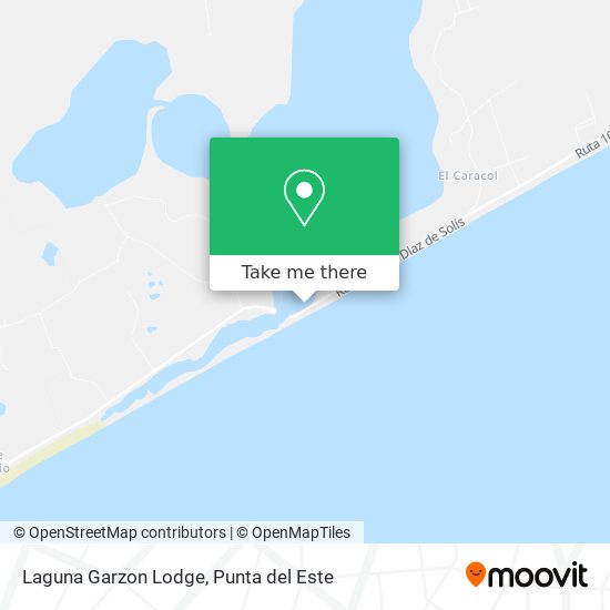 Mapa de Laguna Garzon Lodge
